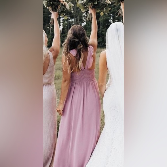 June Maxi Dress in Antique Rose Chiffon - Show Me Your Mumu - Picture 6 of 13